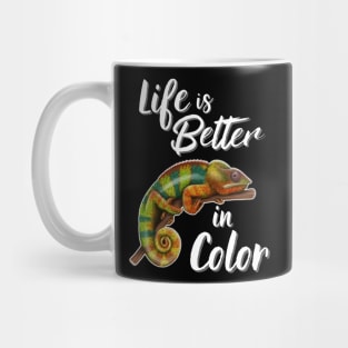 Chameleon Life Is Better In Color Mug